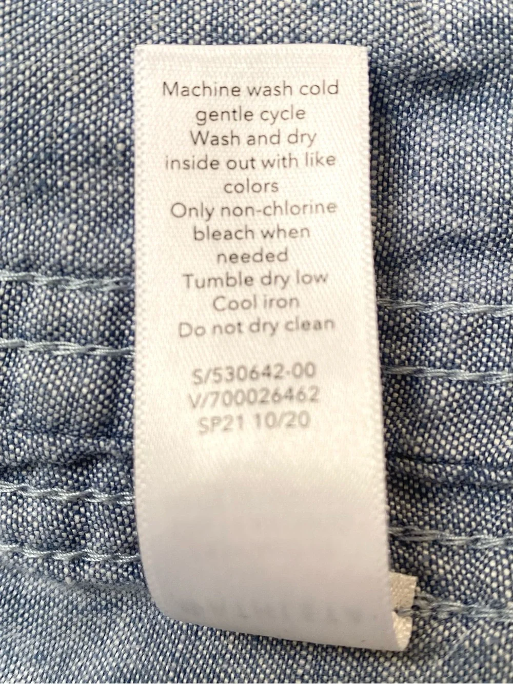 Athleta Cabo 100% Linen Chambray Joggers in Blue, Size 6 - Picture 11 of 11